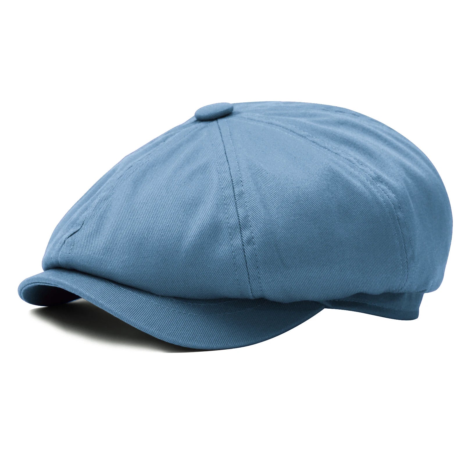 Cap Twill Cotton Newsboy 8 Panel Flat Ivy