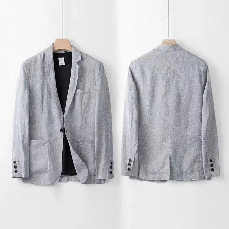 Suit Two Piece Relaxed Fit Notch Lapel Patch Pockets