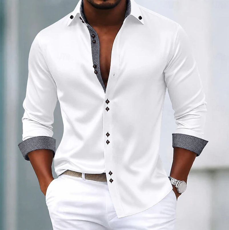 Hugh | Men's Classic Collar Everyday Shirt
