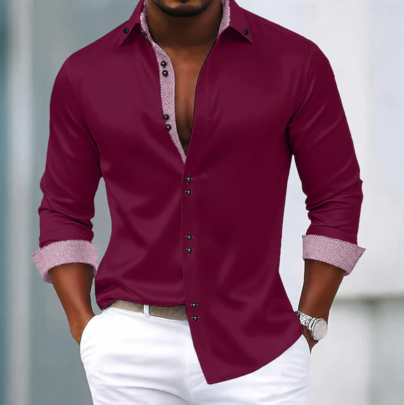 Hugh | Men's Classic Collar Everyday Shirt