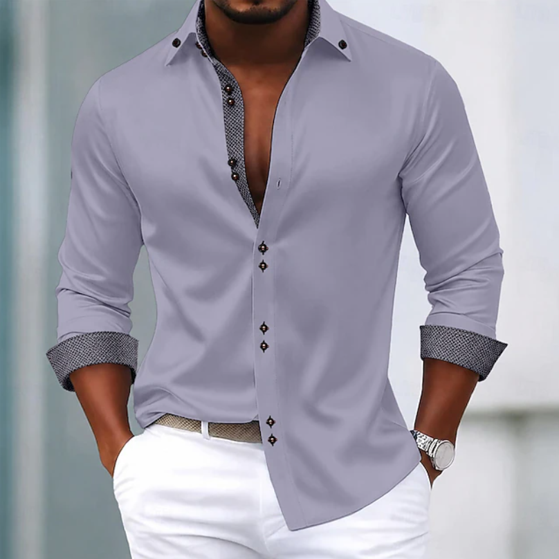 Hugh | Men's Classic Collar Everyday Shirt