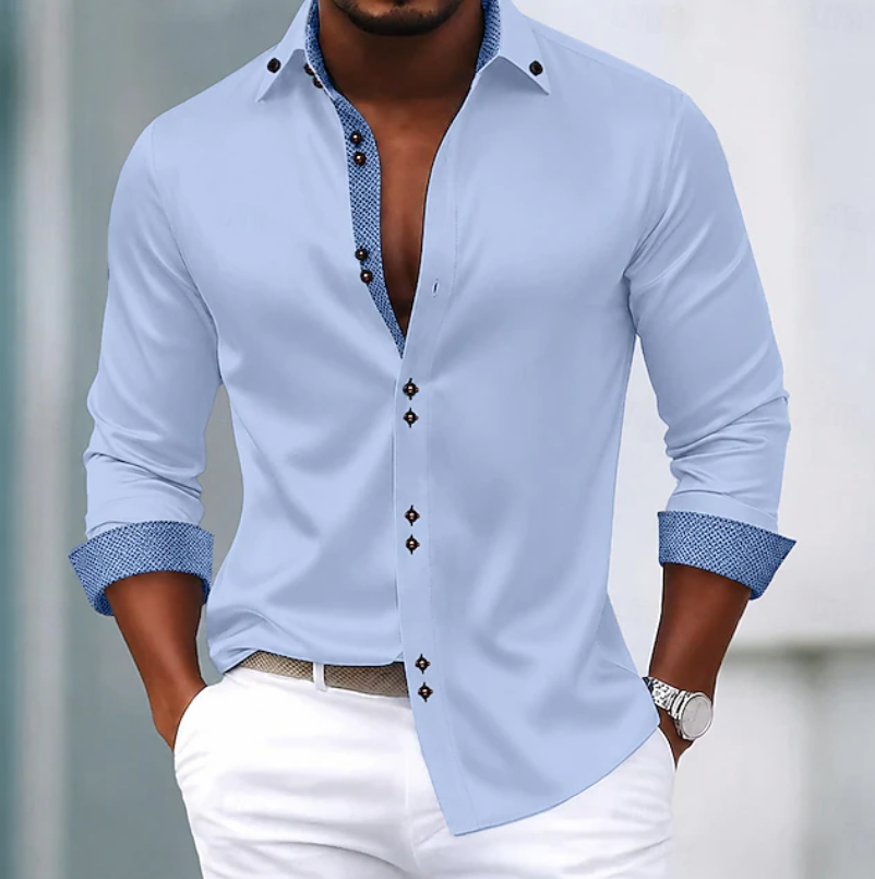 Hugh | Men's Classic Collar Everyday Shirt