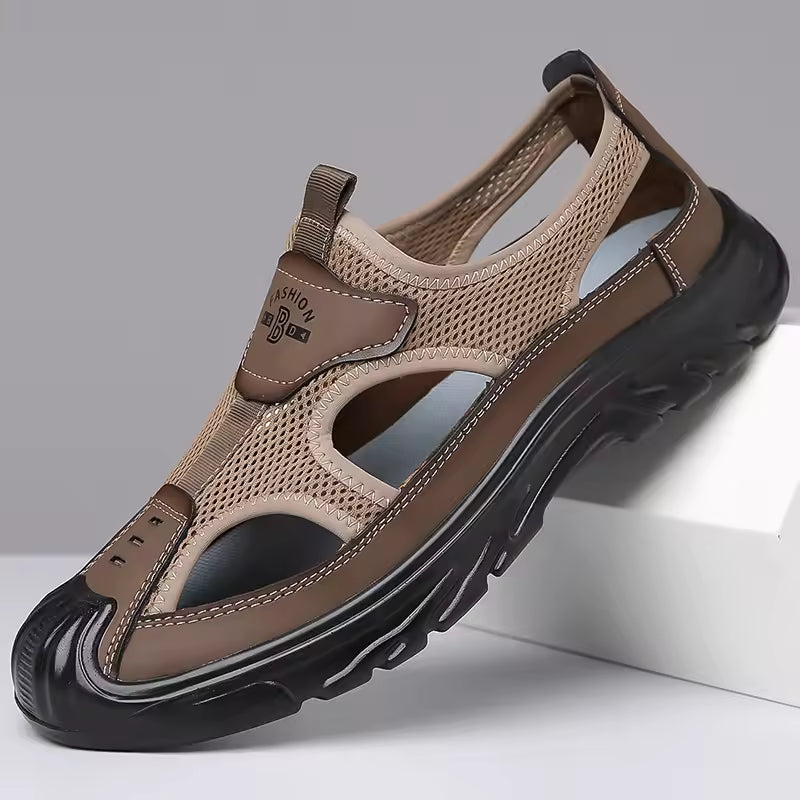 Men's Closed-Toe Slip-On Casual Sandals photo 1