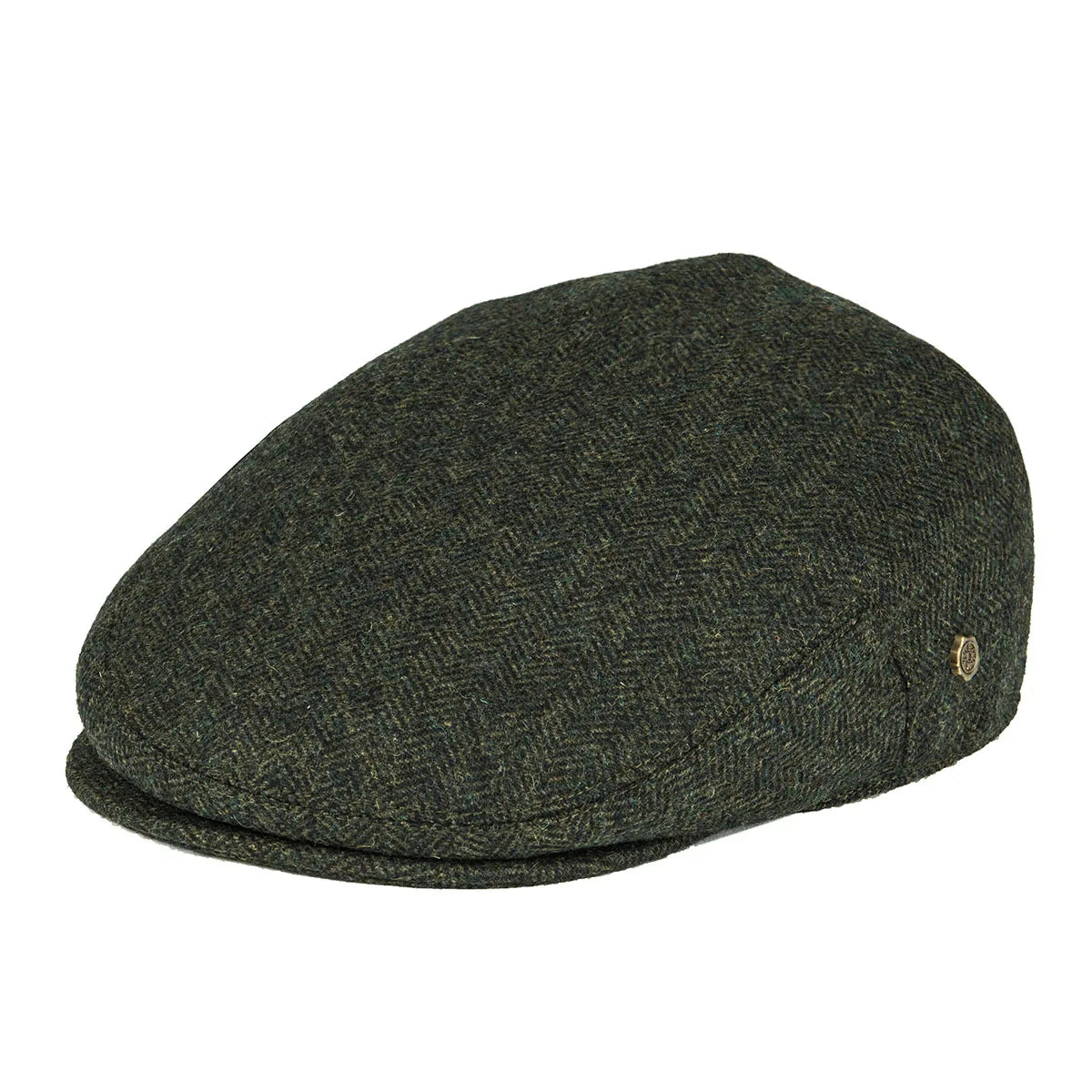 Men's Flat Cap Herringbone Texture Classic Style