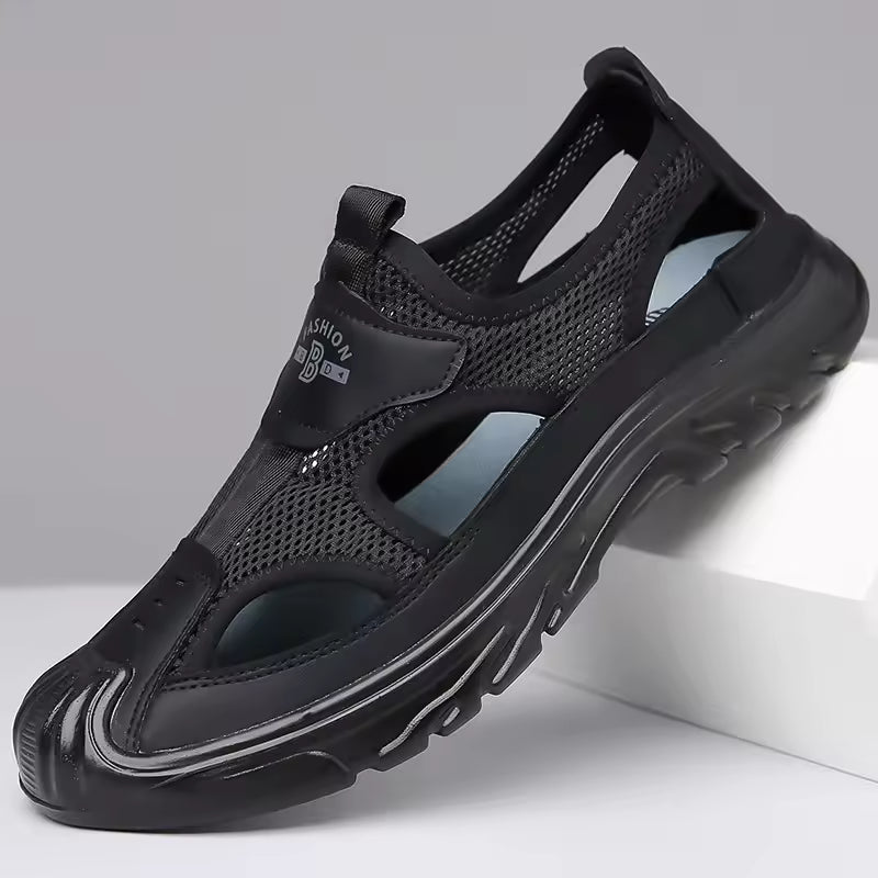 Men's Closed-Toe Slip-On Casual Sandals photo 3