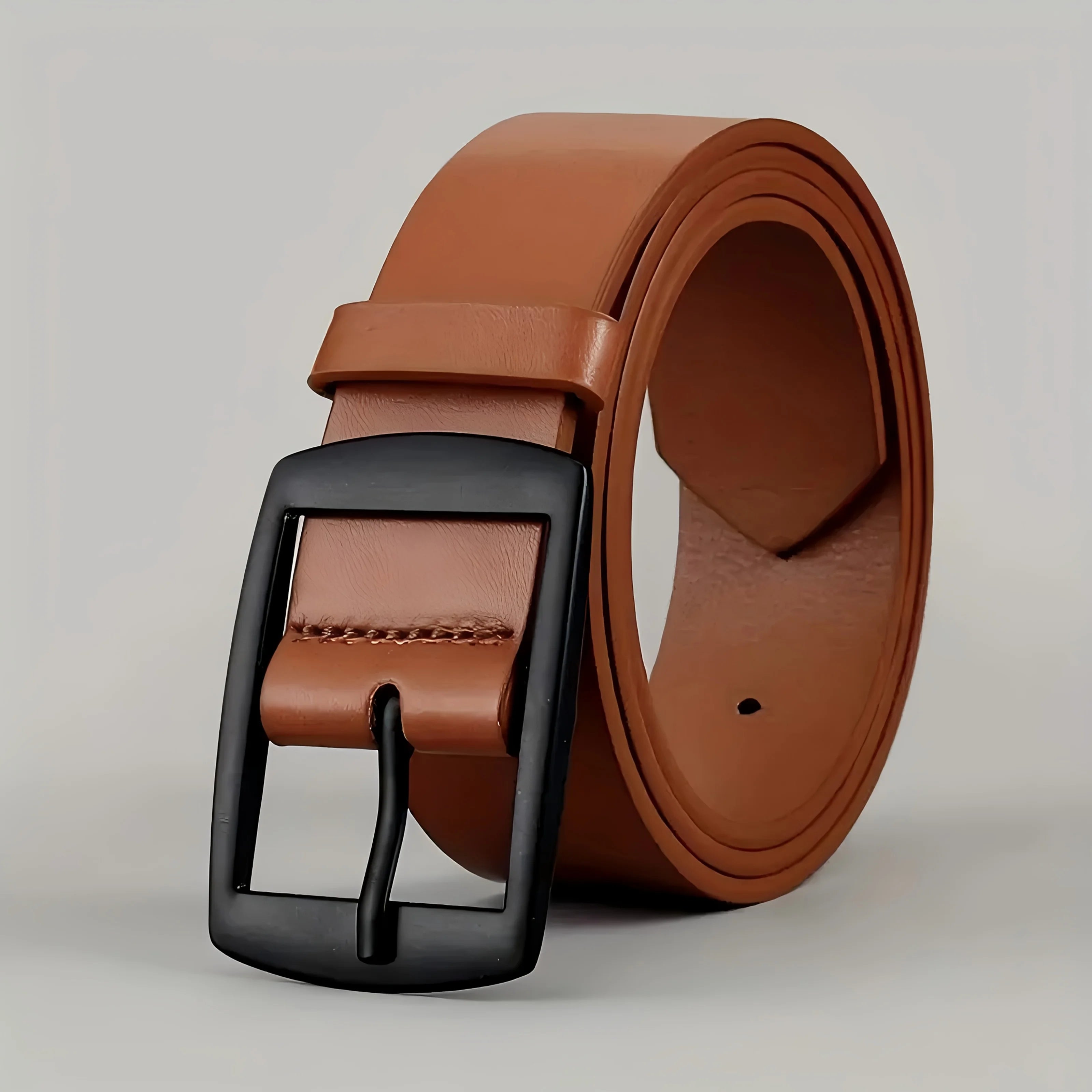 Belt Leather Metal Pin Buckle