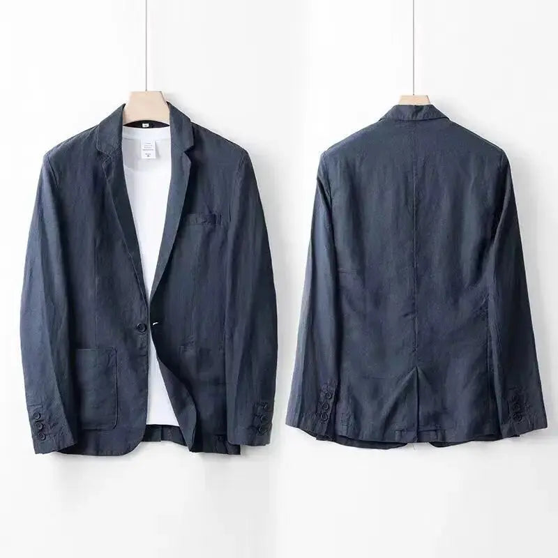 Suit Two Piece Relaxed Fit Notch Lapel Patch Pockets