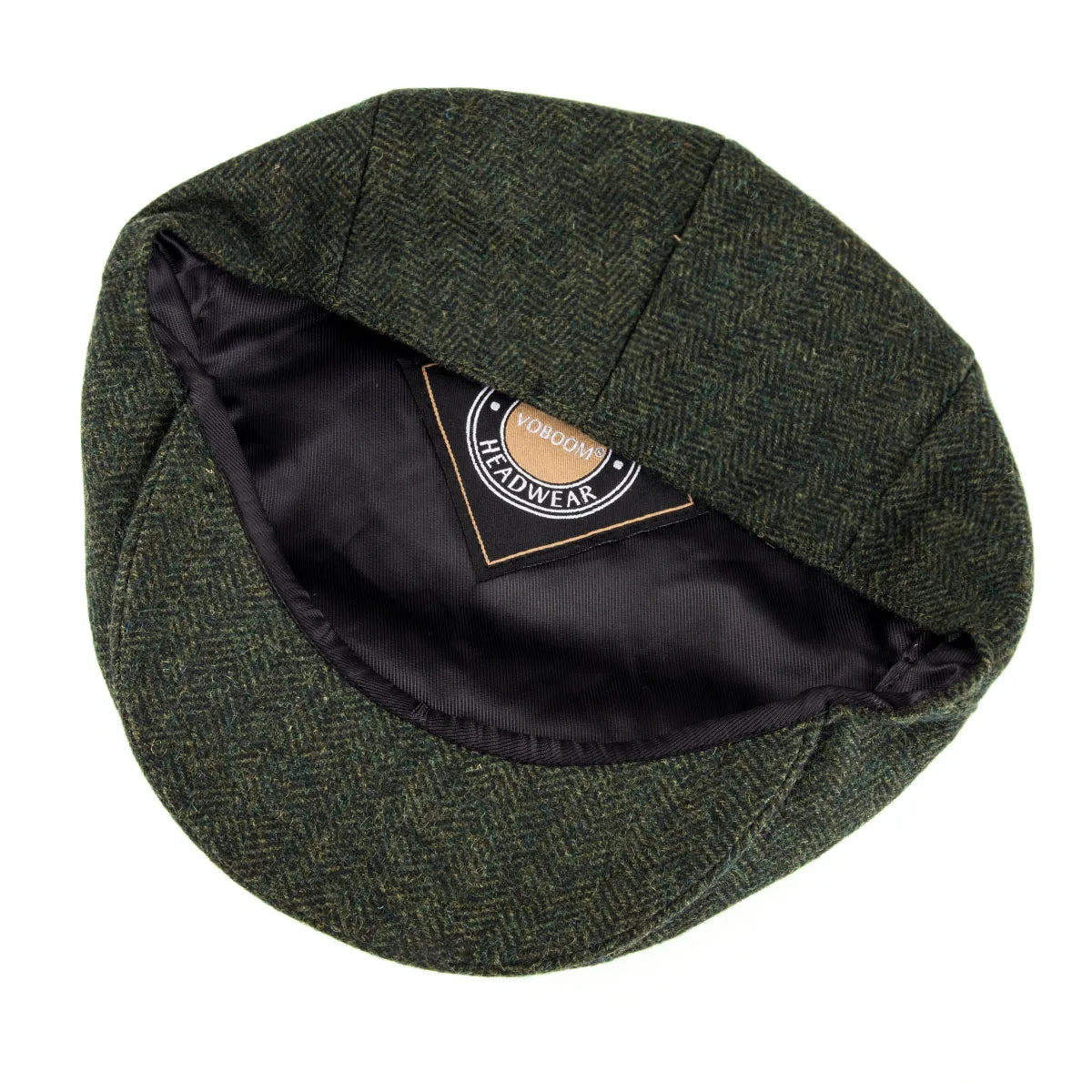 Men's Flat Cap Herringbone Texture Classic Style