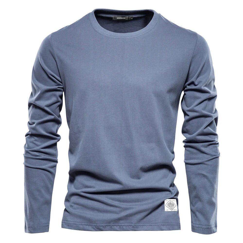 Men's Sweatshirt Cotton Long Sleeve Crew Neck
