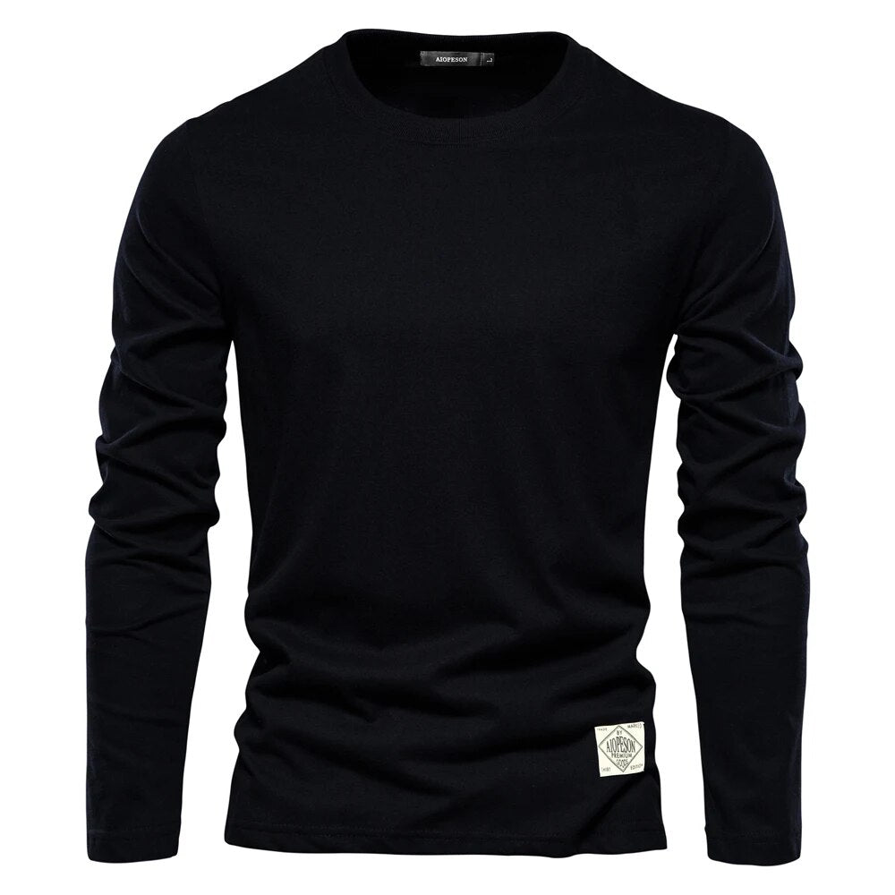 Men's Sweatshirt Cotton Long Sleeve Crew Neck