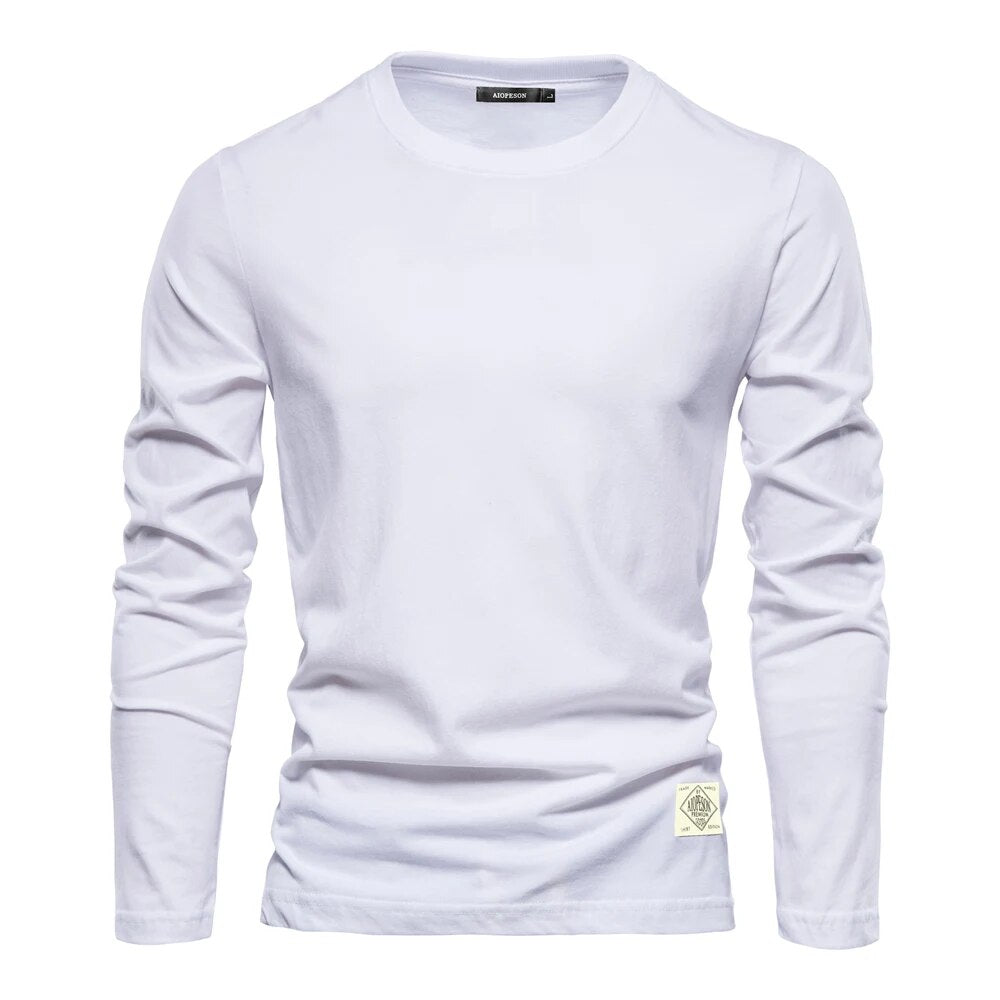 Men's Sweatshirt Cotton Long Sleeve Crew Neck
