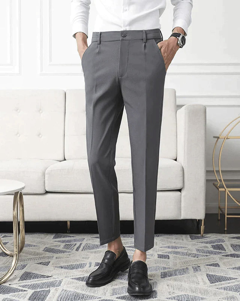 Formal Trousers Cotton Stretch Tailored Fit