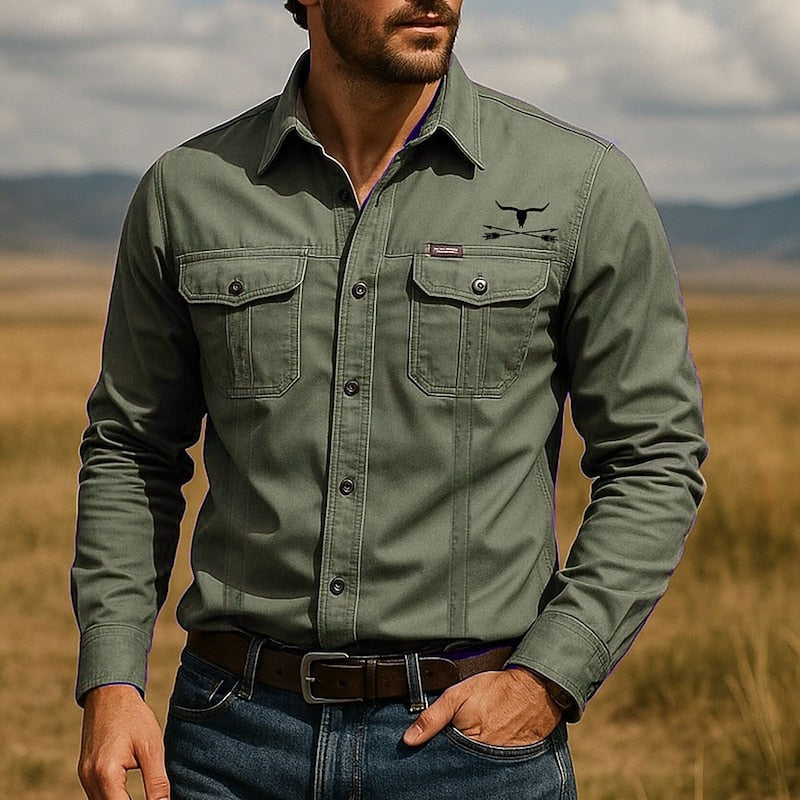Roland | Men's Western Button-Front Work Shirt