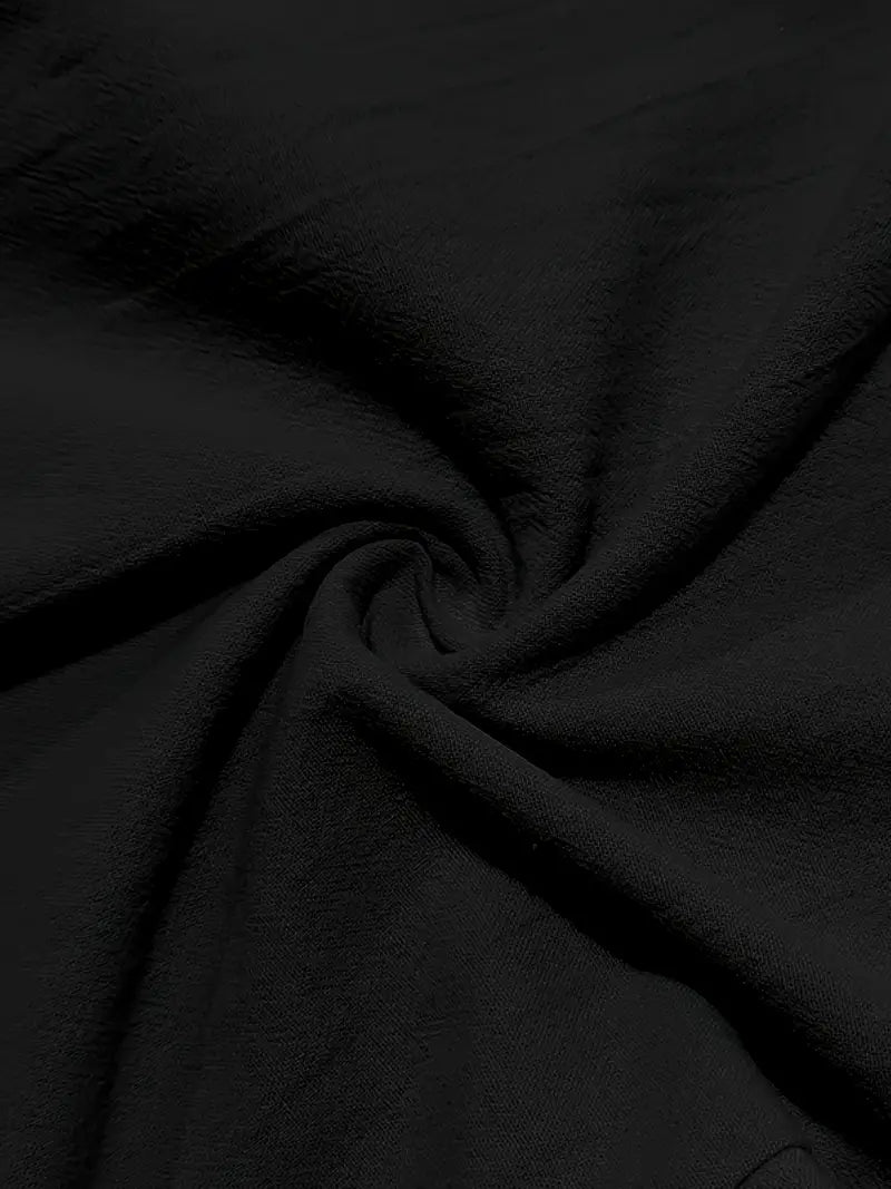 Trousers Linen Straight Fit Elasticated Drawstring Waist