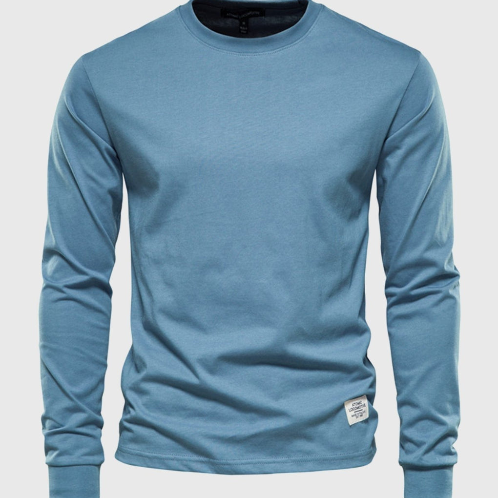 Men's Long Sleeve Crew Neck Sweater Comfortable Fit