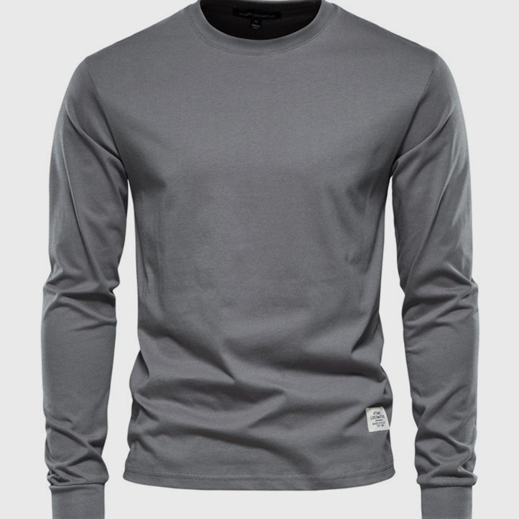 Men's Long Sleeve Crew Neck Sweater Comfortable Fit