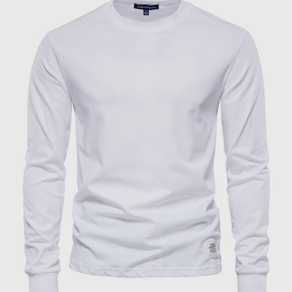 Men's Long Sleeve Crew Neck Sweater Comfortable Fit