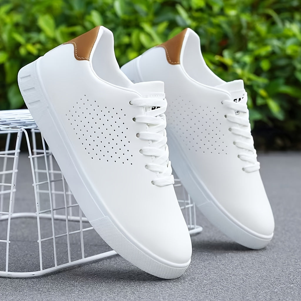Men's Clean Low-Top Lace-Up Trainers source view 1