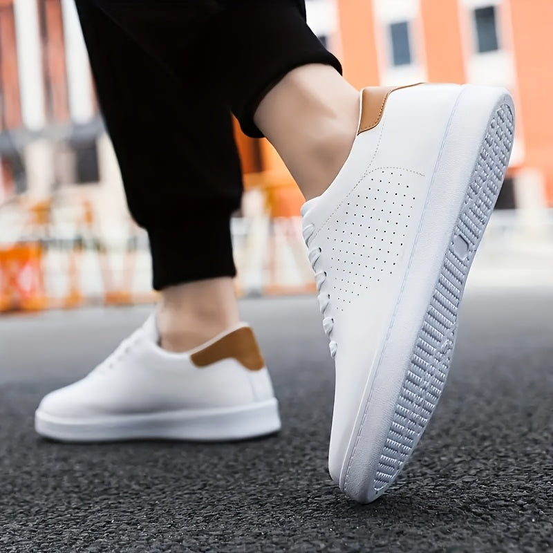 Men's Clean Low-Top Lace-Up Trainers source view 4