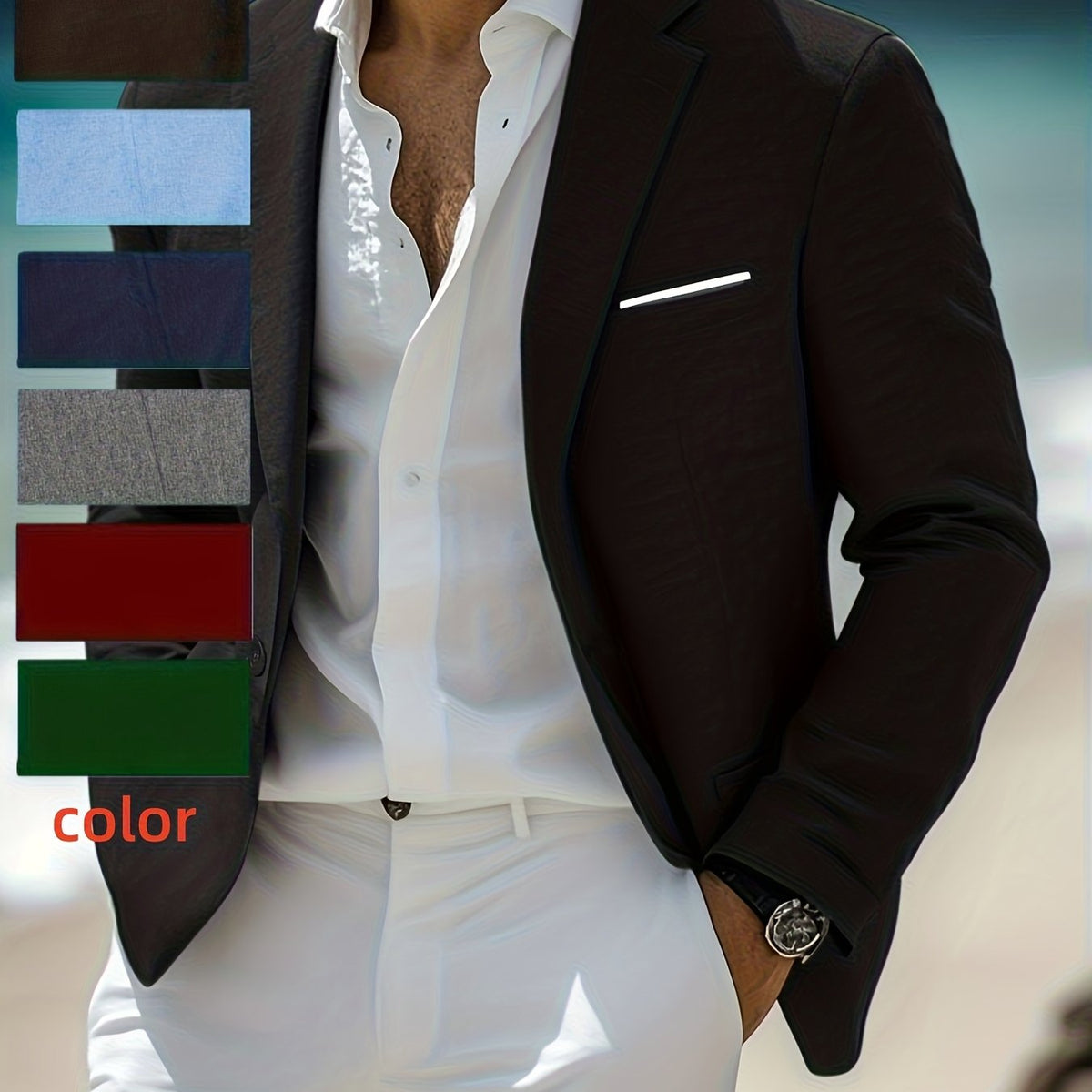 Cecil men's tailored blazer - Black