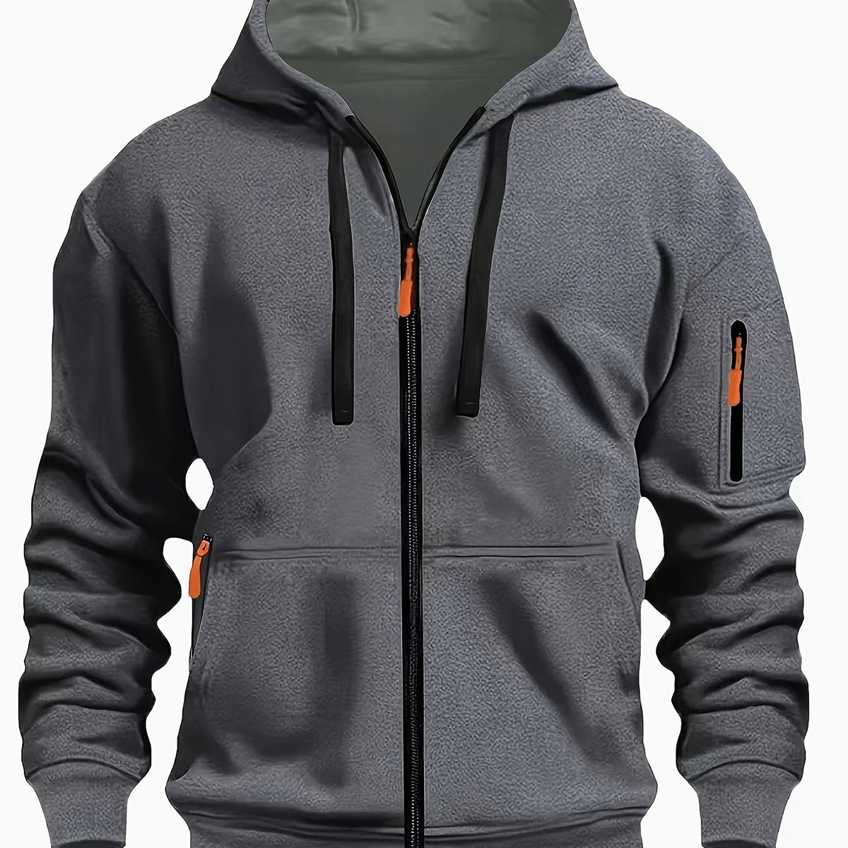 Douglas men's zip-up hoodie - Dark Gray