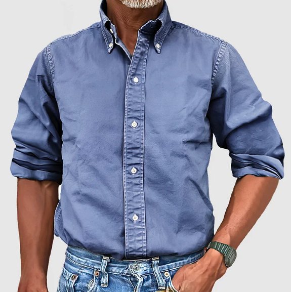 Rupert men's classic shirt - Blue
