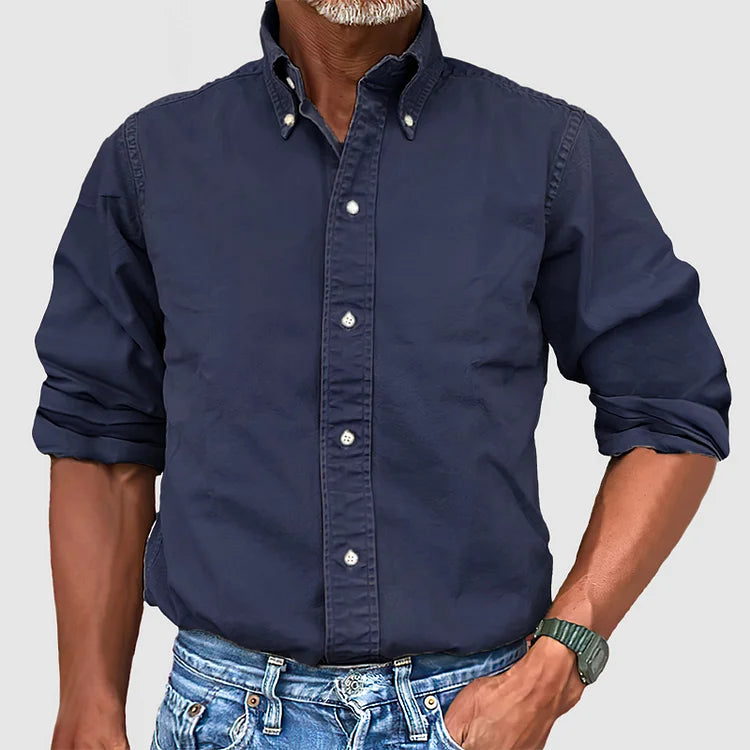 Rupert men's classic shirt - Navy