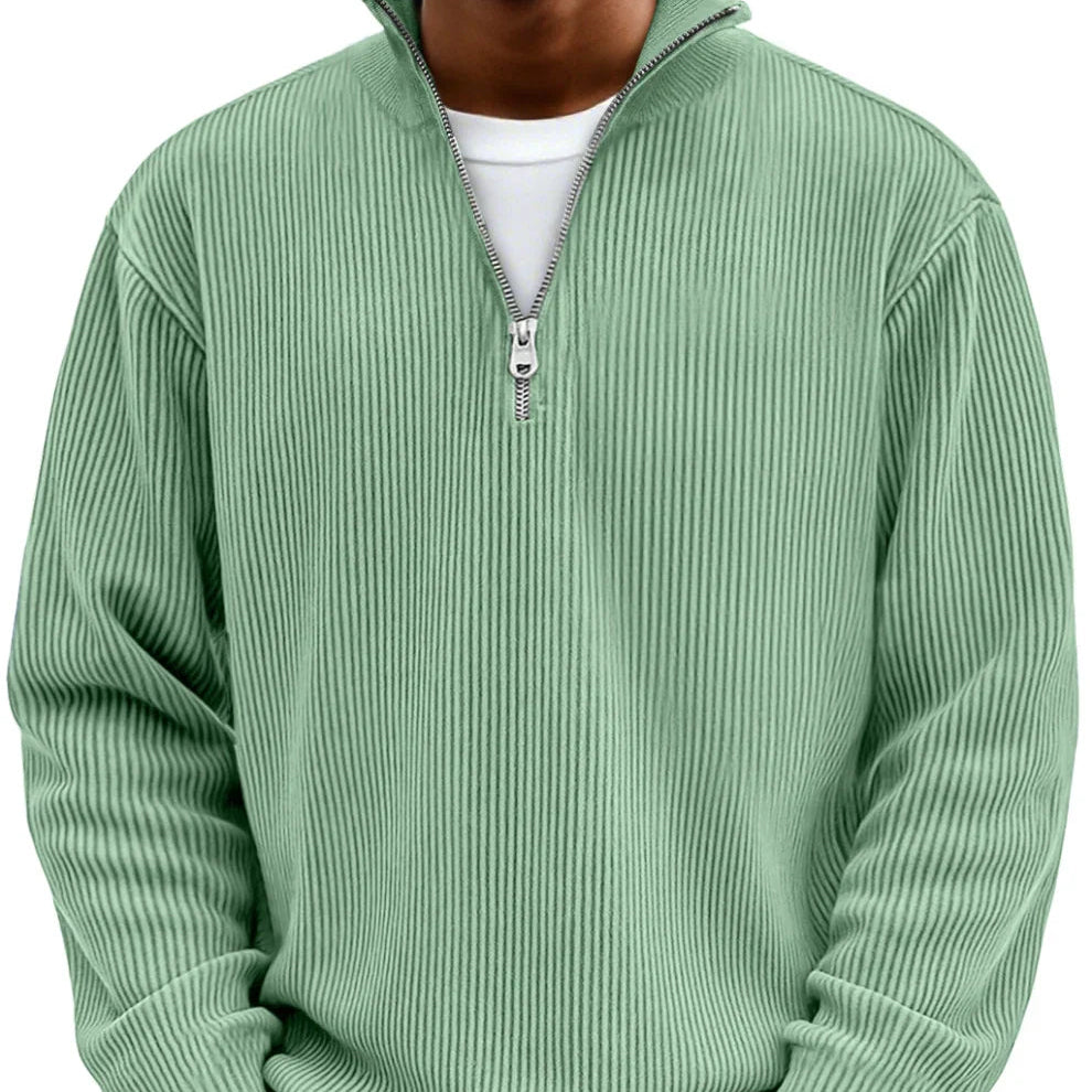 Stanley half-zip jumper - Green