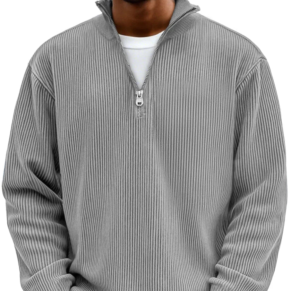 Stanley half-zip jumper - Grey