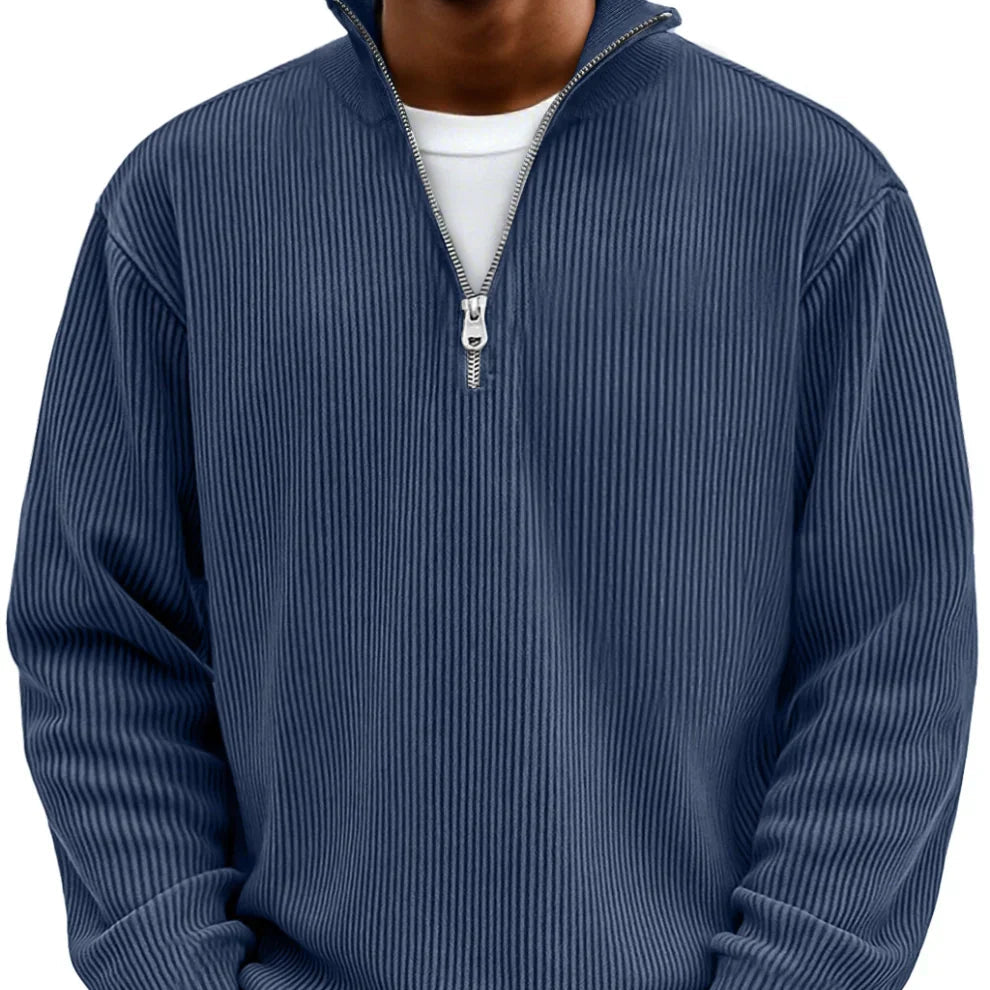 Stanley half-zip jumper - Navy