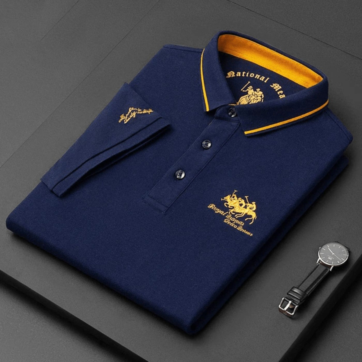 Men's polo shirt in Blue