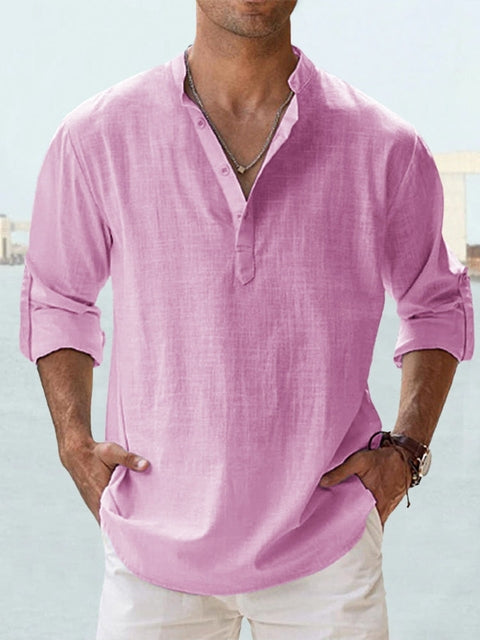 Men's button-up shirt Light Pink