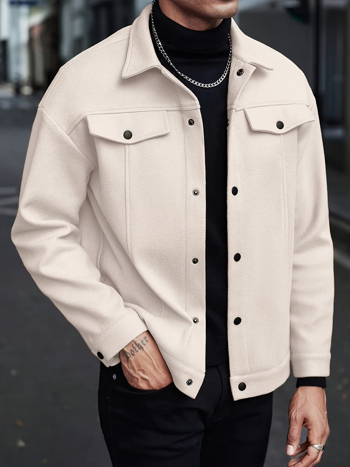 Dashiell lapel jacket - Beige