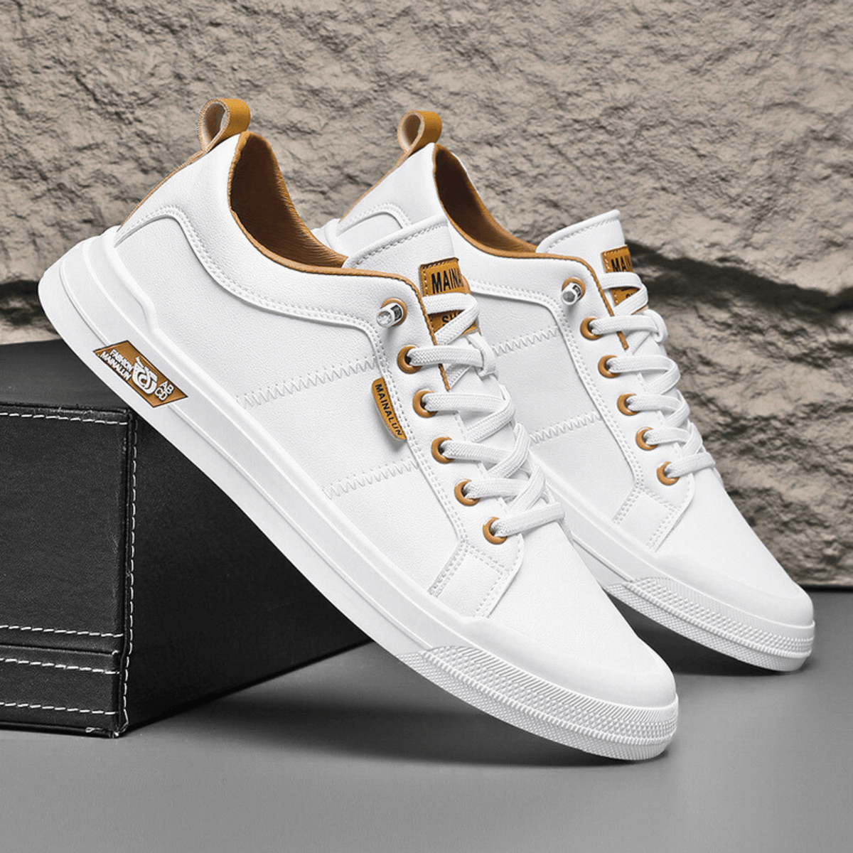 Men's low-top trainers Crystal White